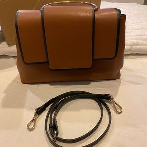 Zara Brown Leather Bag